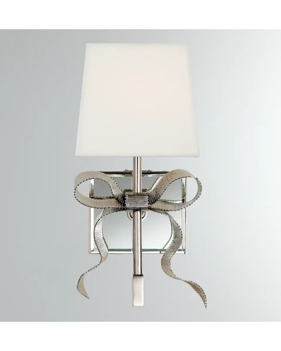 Visual Comfort Signature Ellery Grosgrain Bow Small Sconce | Thumbnail 2