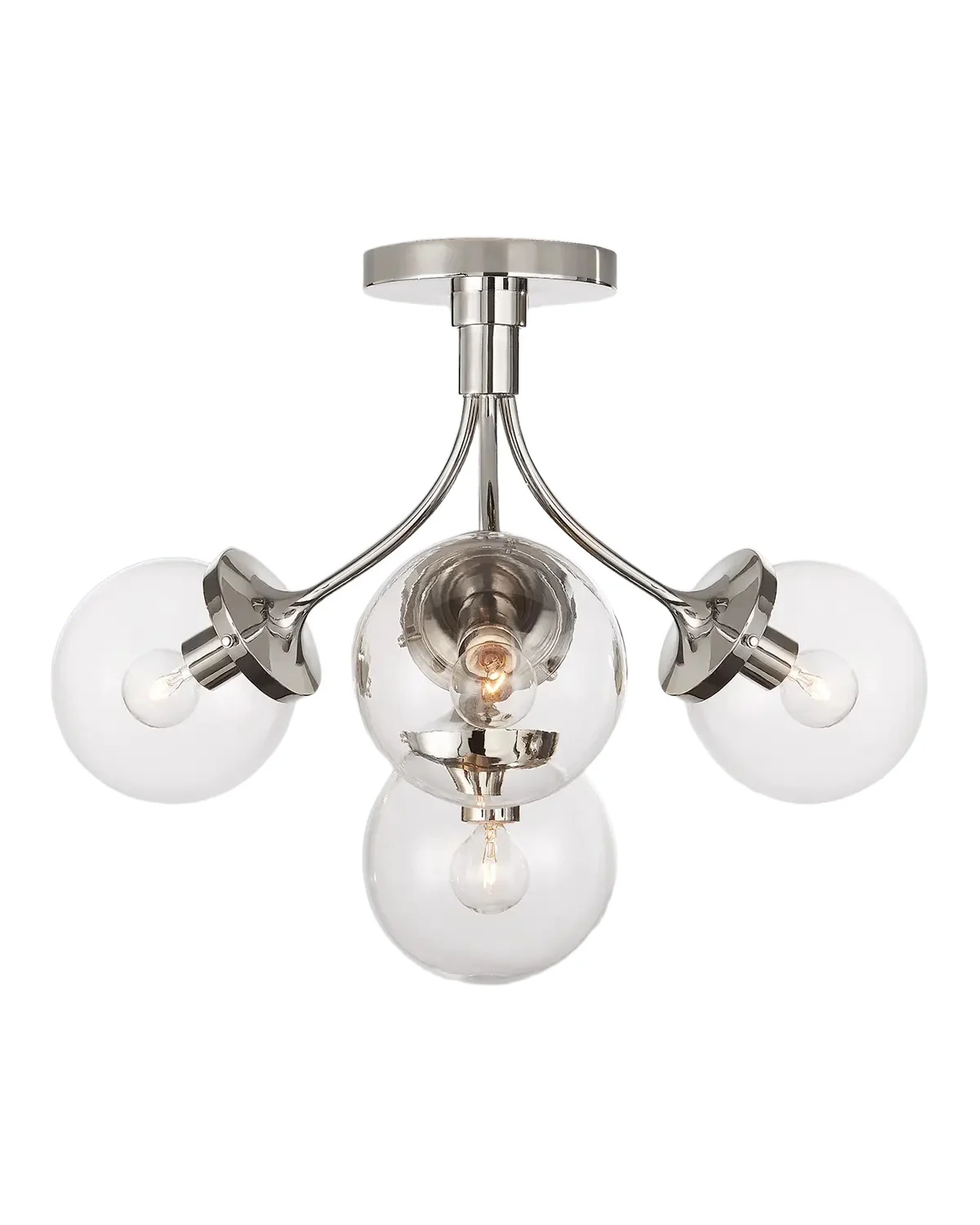 Visual Comfort Signature Prescott Medium Semi Flush Mount