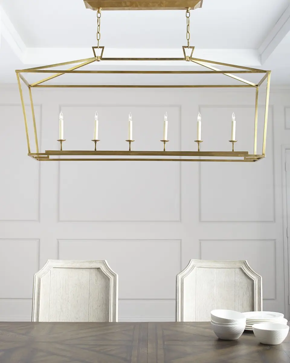Visual Comfort Signature Darlana Large Linear Lantern By Chapman & Myers | Thumbnail 2 Visual Comfort Signature Darlana Large Linear Lantern By Chapman & Myers | Thumbnail 2