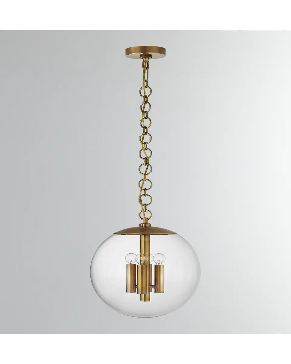 Visual Comfort Signature Turenne Medium Globe Pendant By AERIN | Thumbnail 2 Visual Comfort Signature Turenne Medium Globe Pendant By AERIN | Thumbnail 2