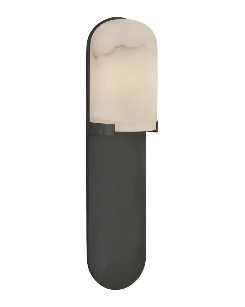 Visual Comfort Signature Melange Medium Elongated Pill Sconce By Kelly Wearstler