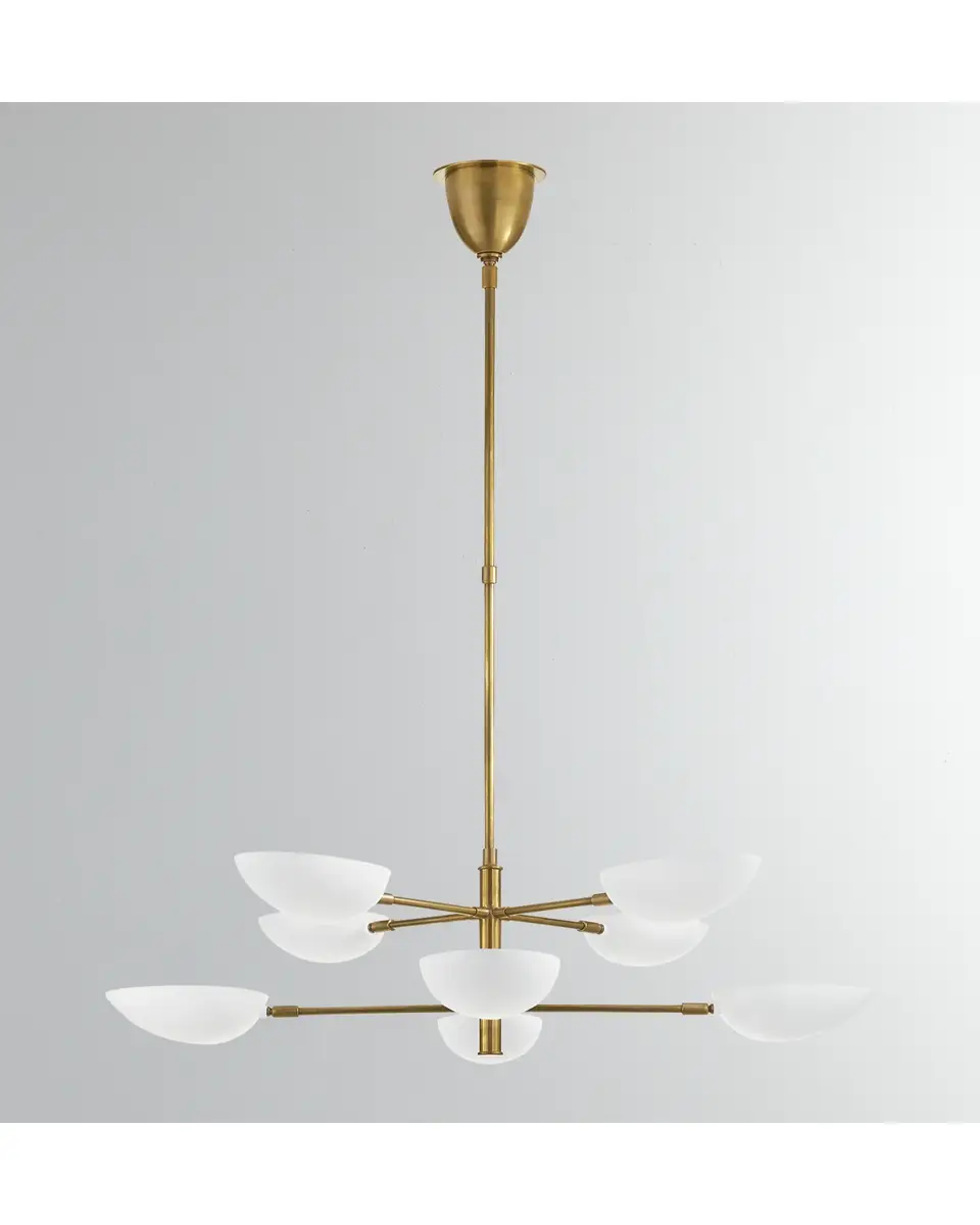 Visual Comfort Signature Graphic Large Two Tier Chandelier By AERIN | Thumbnail 2 Visual Comfort Signature Graphic Large Two Tier Chandelier By AERIN | Thumbnail 2