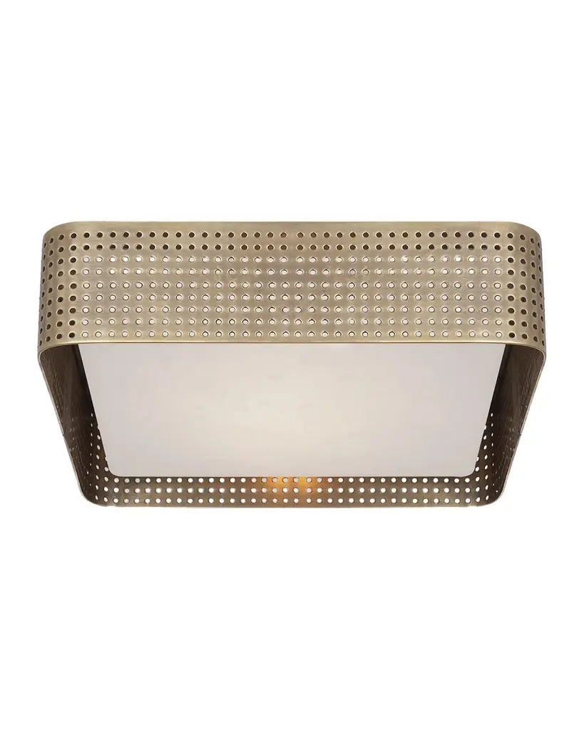 Visual Comfort Signature Precision Large Square Flush Mount By Kelly Wearstler