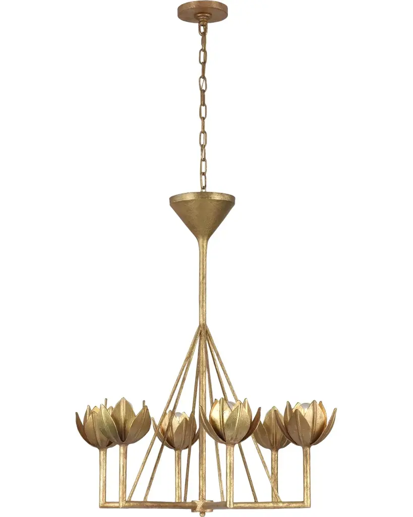 Visual Comfort Signature Alberto Small Single Tier Chandelier By Julie Neill | Image 1 Visual Comfort Signature Alberto Small Single Tier Chandelier By Julie Neill | Image 1
