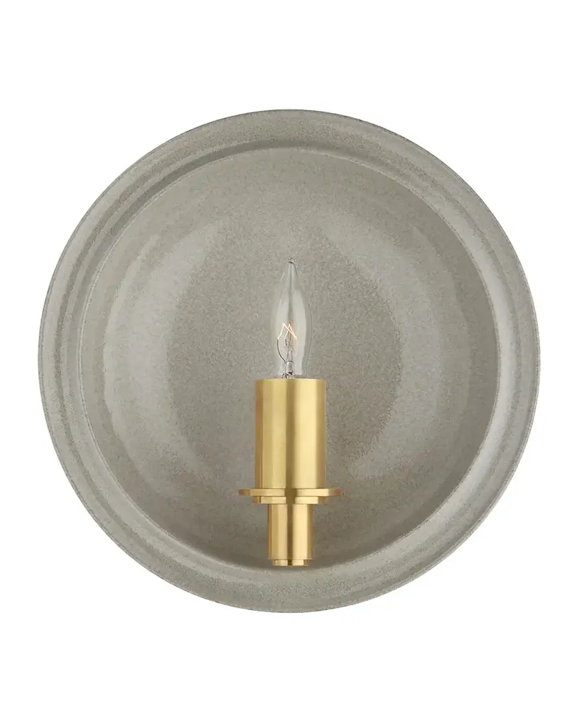 Visual Comfort Signature Leeds Small Round Sconce By Christopher Spitzmiller | Image 1 Visual Comfort Signature Leeds Small Round Sconce By Christopher Spitzmiller | Image 1