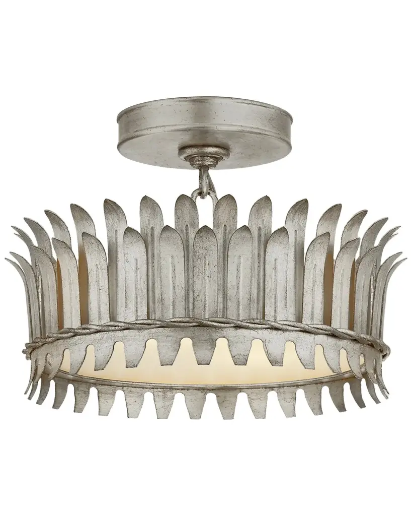 Visual Comfort Signature Leslie 12 Semi-Flush By Suzanne Kasler | Image 1 Visual Comfort Signature Leslie 12 Semi-Flush By Suzanne Kasler | Image 1