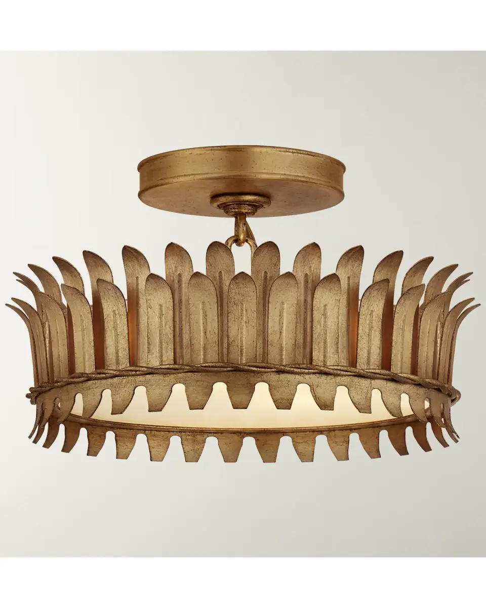 Visual Comfort Signature Leslie 12 Semi-Flush By Suzanne Kasler | Thumbnail 2