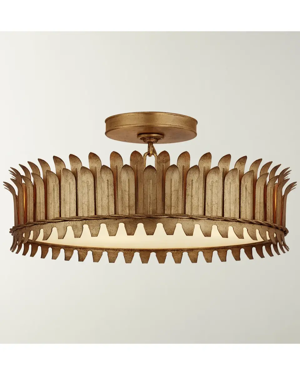 Visual Comfort Signature Leslie 16 Semi-Flush By Suzanne Kasler | Thumbnail 2