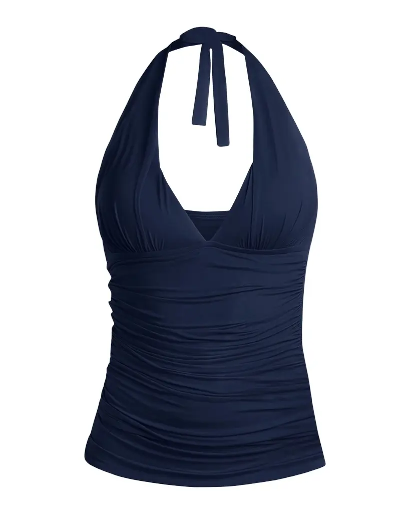 La Blanca Island Goddess Halter Tankini Swim Top | Image 1 La Blanca Island Goddess Halter Tankini Swim Top | Image 1