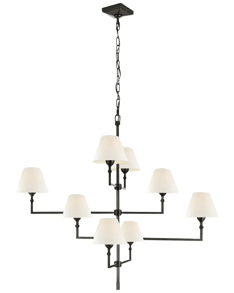 Visual Comfort Signature Jane Large Offset Chandelier By Alexa Hampton | Image 1 Visual Comfort Signature Jane Large Offset Chandelier By Alexa Hampton | Image 1