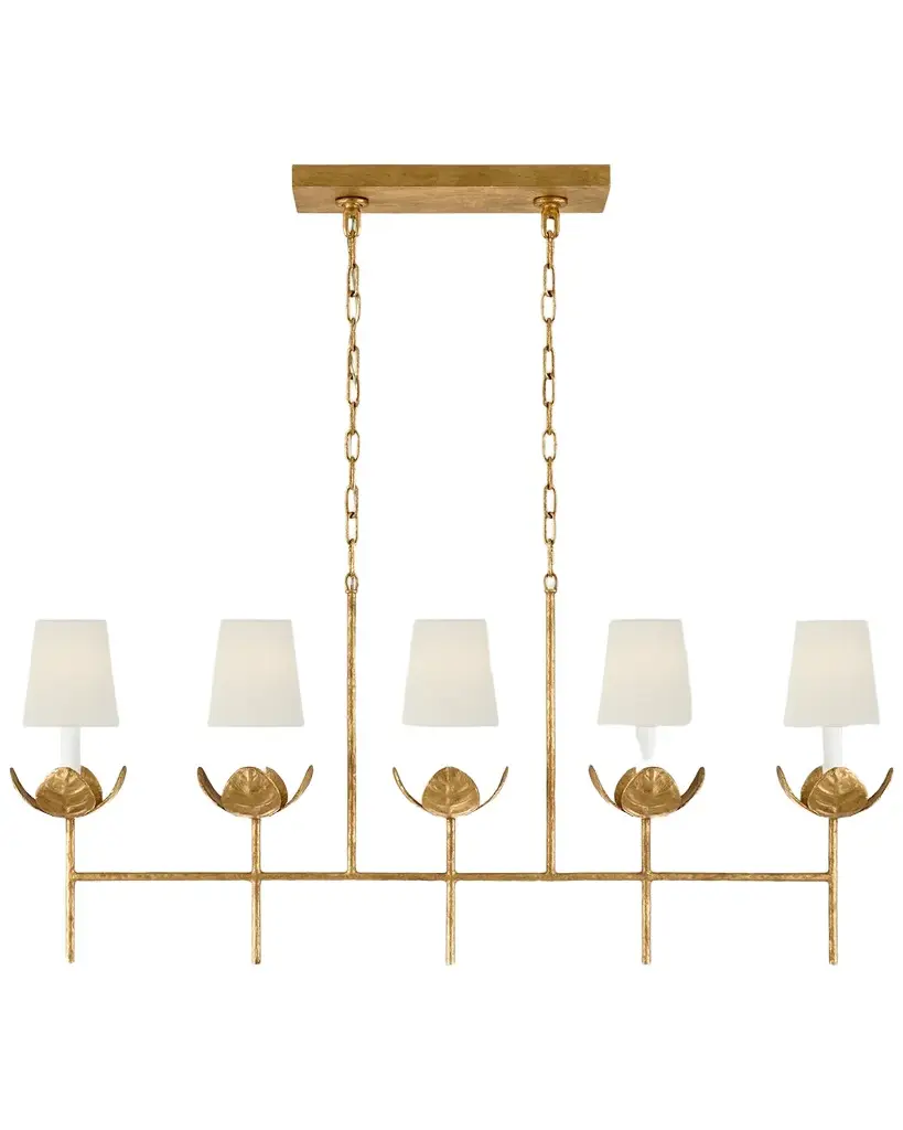 Visual Comfort Signature Illana Large Linear Chandelier By Julie Neill | Image 1 Visual Comfort Signature Illana Large Linear Chandelier By Julie Neill | Image 1