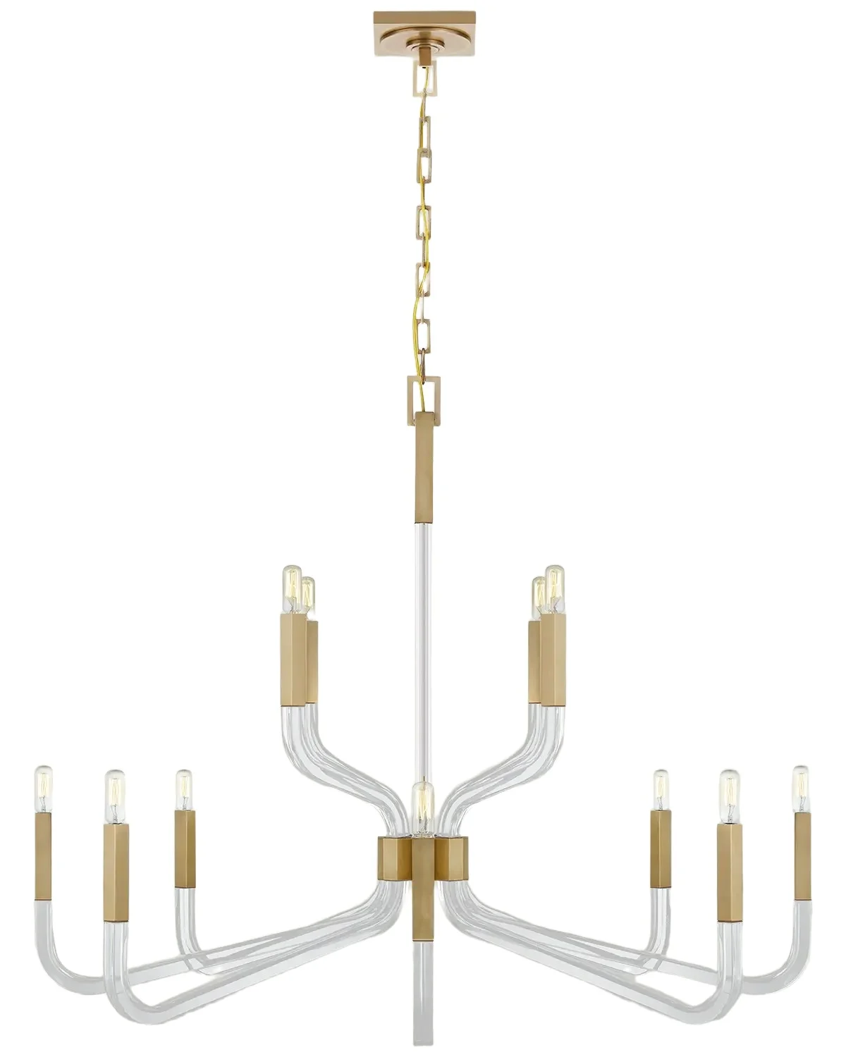 Visual Comfort Signature Reagan Grande Two Tier Chandelier By Chapman & Myers