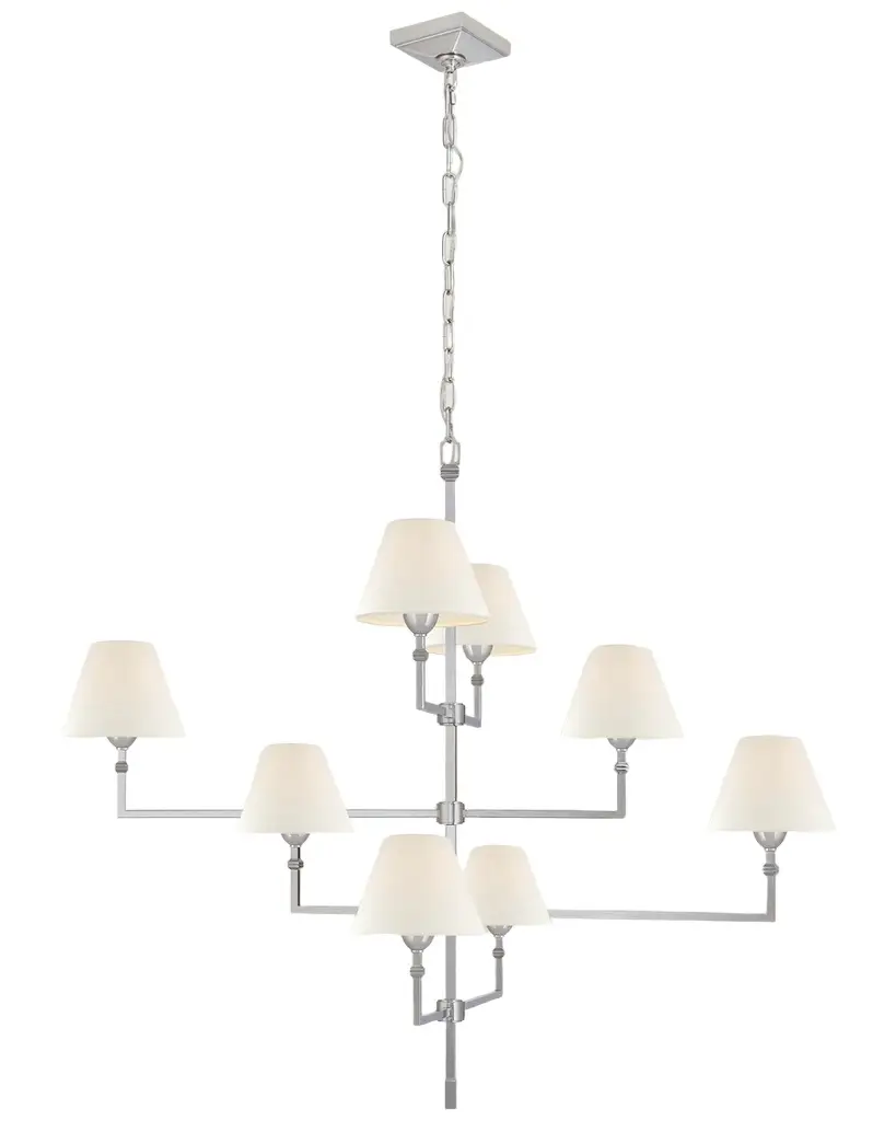 Visual Comfort Signature Jane Large Offset Chandelier By Alexa Hampton | Image 1 Visual Comfort Signature Jane Large Offset Chandelier By Alexa Hampton | Image 1