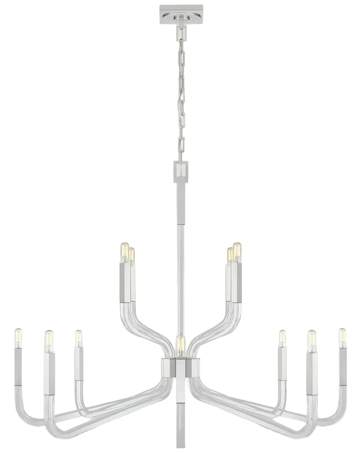 Visual Comfort Signature Reagan Grande Two Tier Chandelier By Chapman & Myers