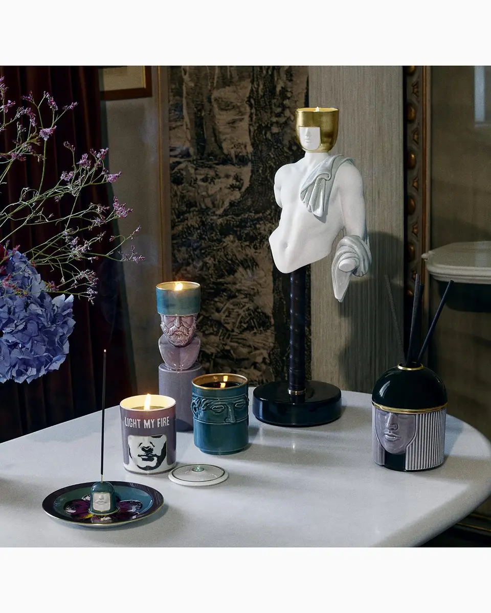 GINORI 1735 LCDC Il Frate Purple Hill Incense Burner | Thumbnail 2