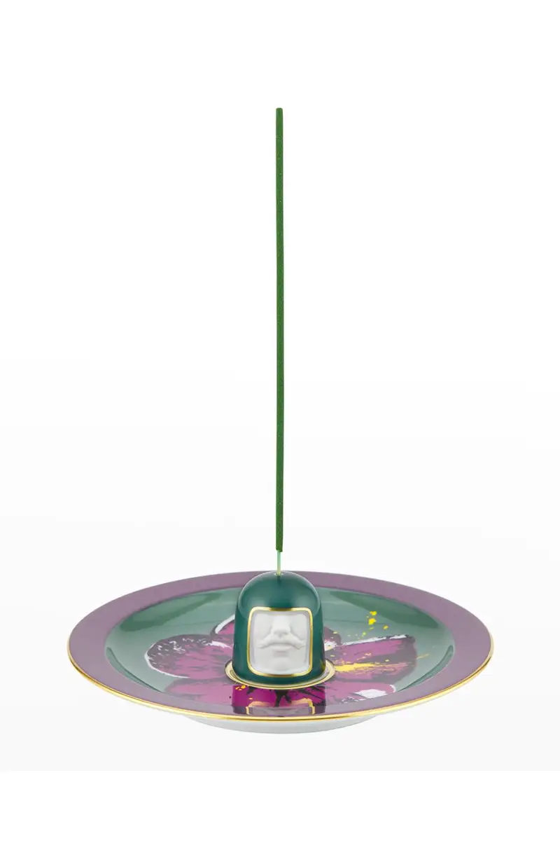 GINORI 1735 LCDC Il Frate Purple Hill Incense Burner | Thumbnail 3