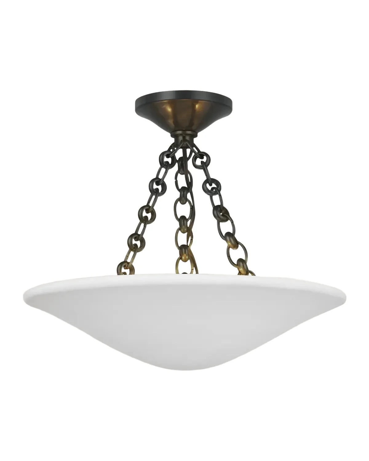 Visual Comfort Signature Mollino 16" Semi Flush Mount By AERIN