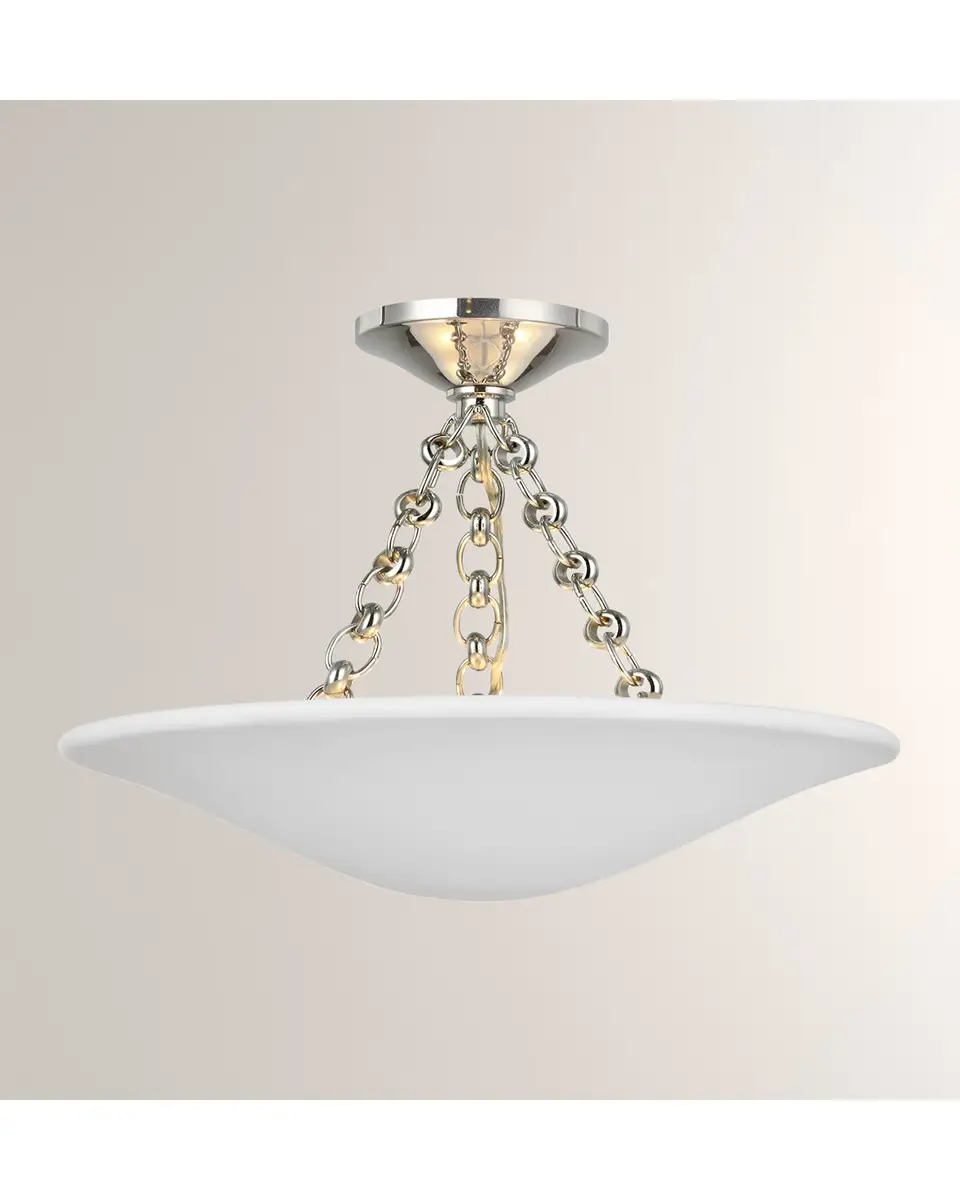 Visual Comfort Signature Mollino 16" Semi Flush Mount By AERIN | Thumbnail 2 Visual Comfort Signature Mollino 16" Semi Flush Mount By AERIN | Thumbnail 2