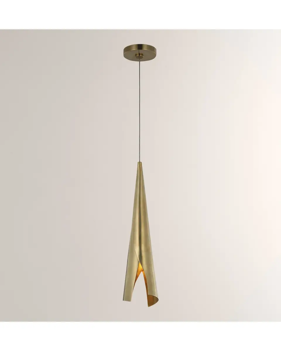 Visual Comfort Signature Piel Small Wrapped Pendant By Kelly Wearstler | Thumbnail 2 Visual Comfort Signature Piel Small Wrapped Pendant By Kelly Wearstler | Thumbnail 2