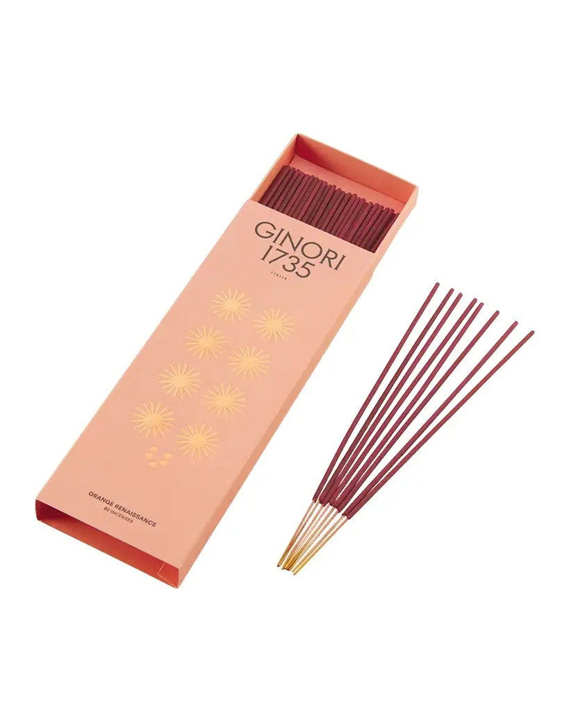 GINORI 1735 LCDC Orange Renaissance Incense Refill - 80 Sticks