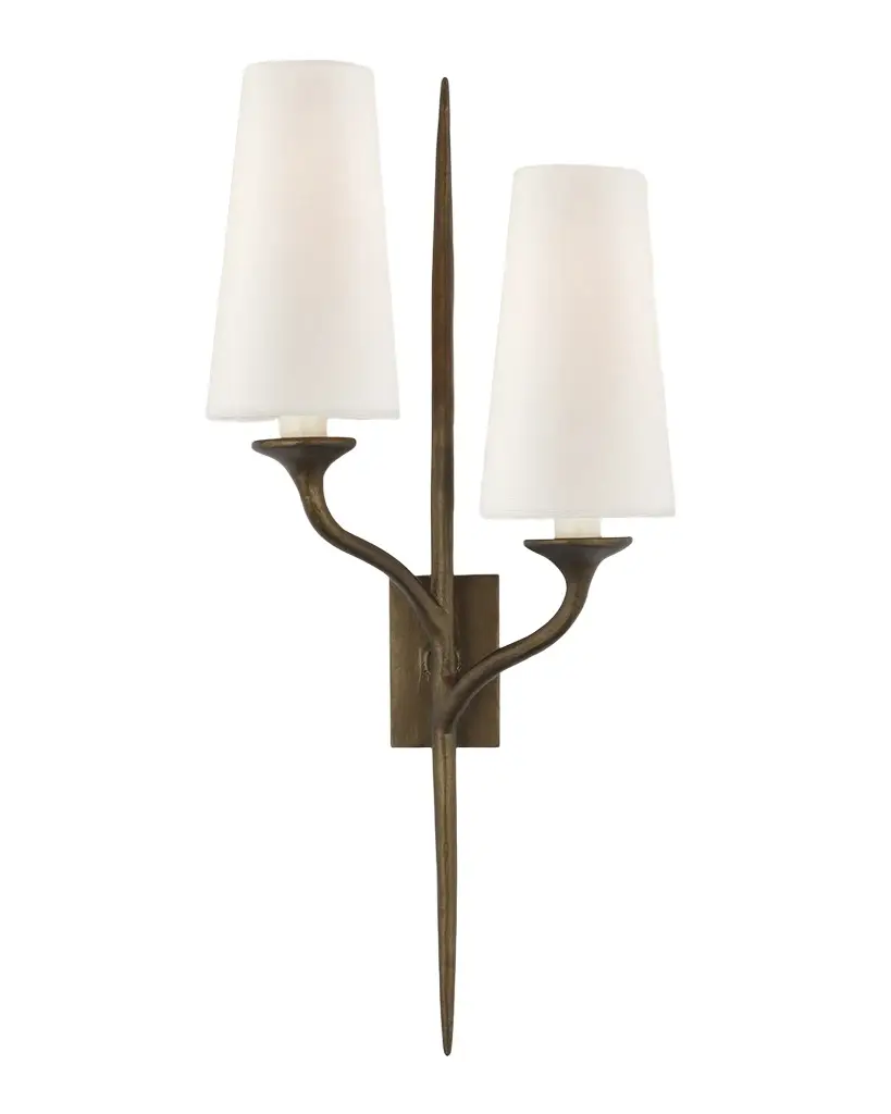 Visual Comfort Signature Iberia Double Left Sconce By Julie Neill | Image 1 Visual Comfort Signature Iberia Double Left Sconce By Julie Neill | Image 1
