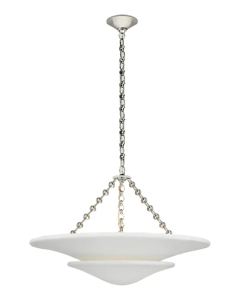 Visual Comfort Signature Mollino Medium Tiered Chandelier By AERIN