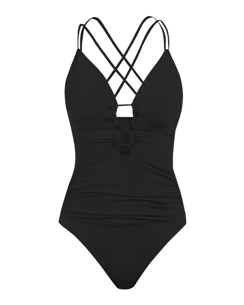 La Blanca Lace-Up One-Piece Swimsuit | Image 1 La Blanca Lace-Up One-Piece Swimsuit | Image 1