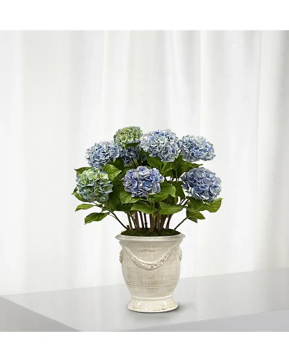 Winward Home Faux Hydrangeas in Rutherford Terracotta Pot | Thumbnail 2 Winward Home Faux Hydrangeas in Rutherford Terracotta Pot | Thumbnail 2