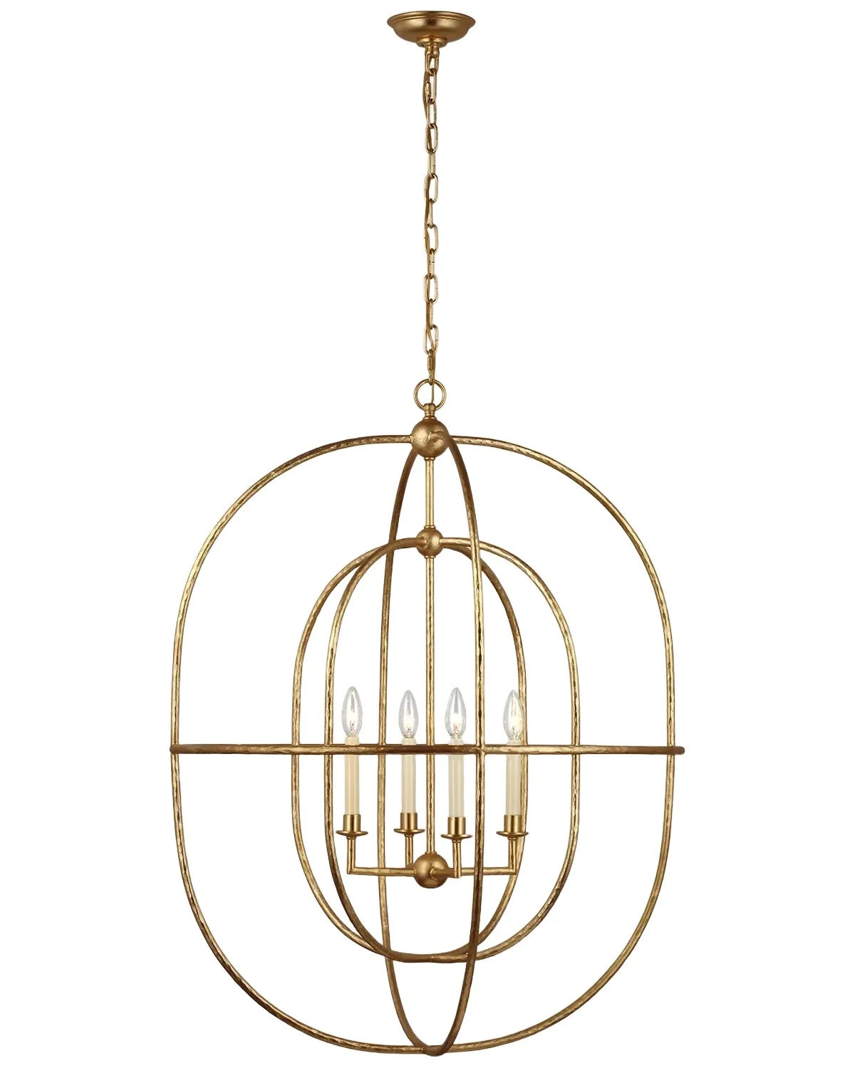 Visual Comfort Signature Desmond Open Double Oval Lantern By Chapman & Myers