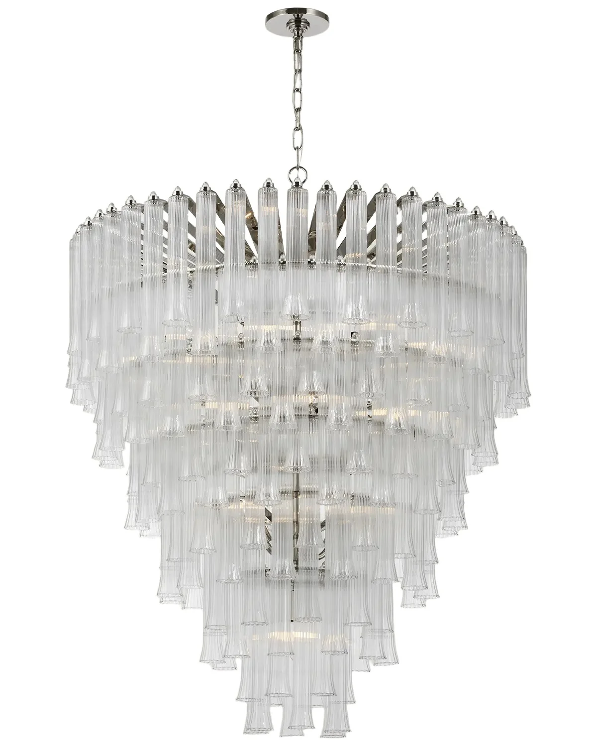 Visual Comfort Signature Lorelei X-Large Waterfall Chandelier By Julie Neill