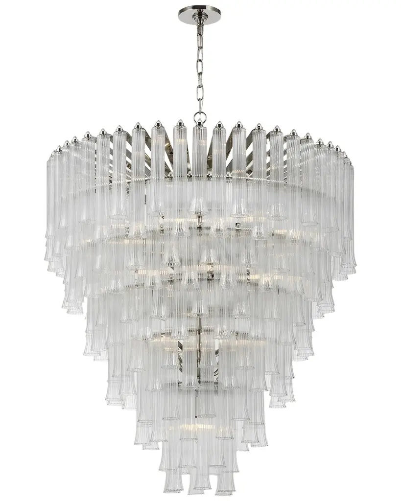 Visual Comfort Signature Lorelei X-Large Waterfall Chandelier By Julie Neill | Image 1 Visual Comfort Signature Lorelei X-Large Waterfall Chandelier By Julie Neill | Image 1