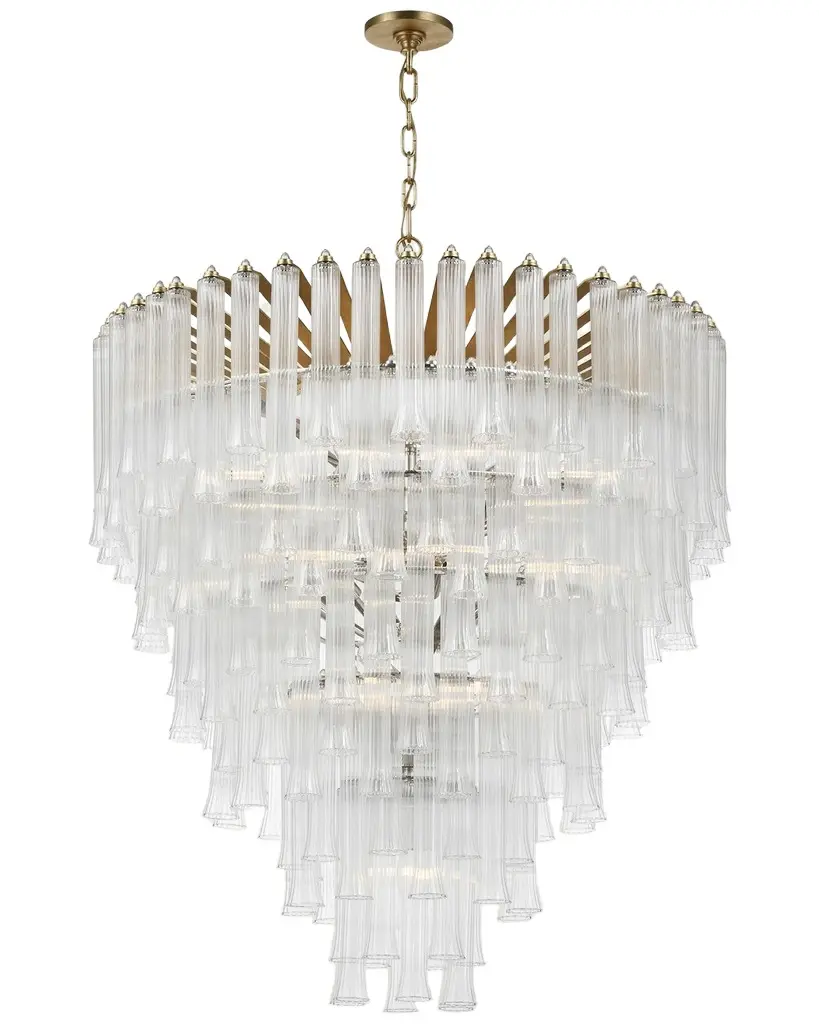 Visual Comfort Signature Lorelei X-Large Waterfall Chandelier By Julie Neill | Image 1 Visual Comfort Signature Lorelei X-Large Waterfall Chandelier By Julie Neill | Image 1