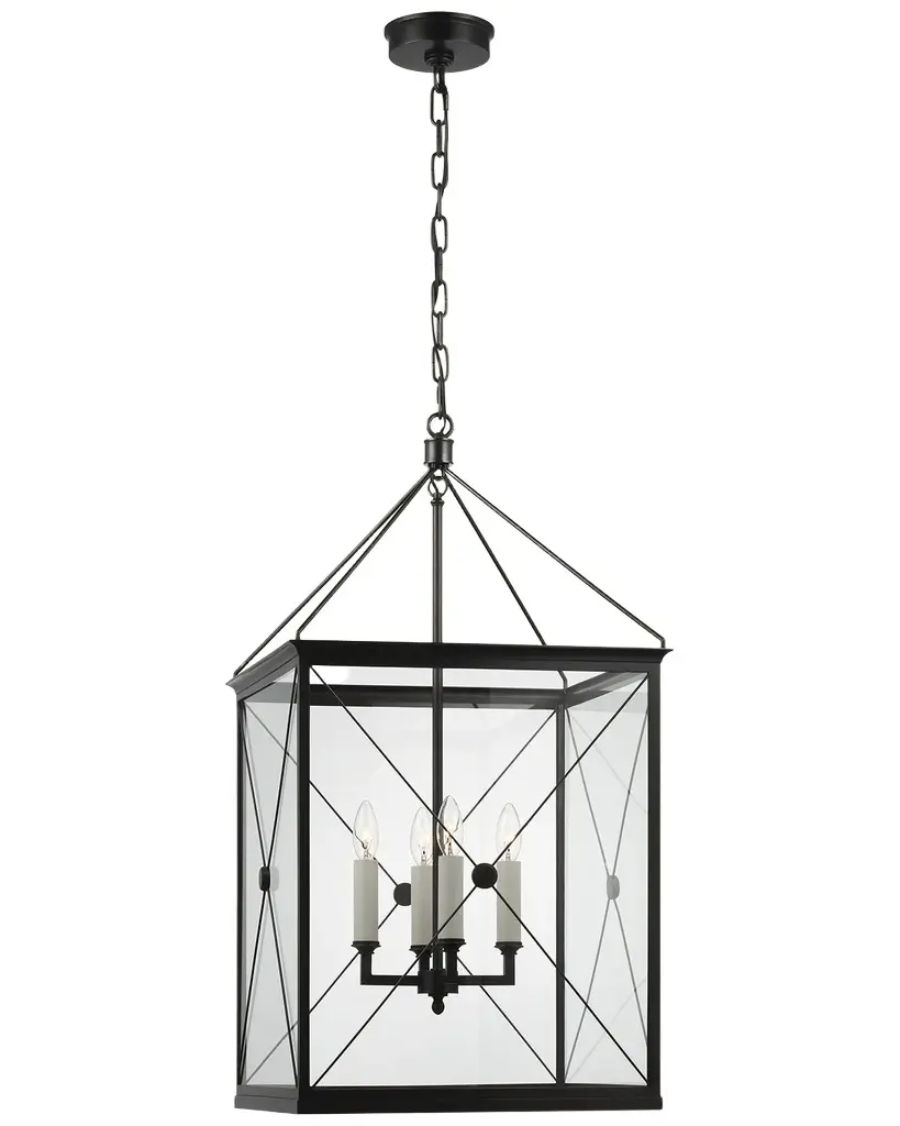 Visual Comfort Signature Rossi Medium Lantern By Julie Neill | Image 1 Visual Comfort Signature Rossi Medium Lantern By Julie Neill | Image 1