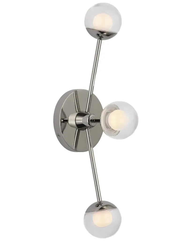 Visual Comfort Signature Alloway 19" Triple Linear Sconce By Kate Spade New York | Image 1 Visual Comfort Signature Alloway 19" Triple Linear Sconce By Kate Spade New York | Image 1