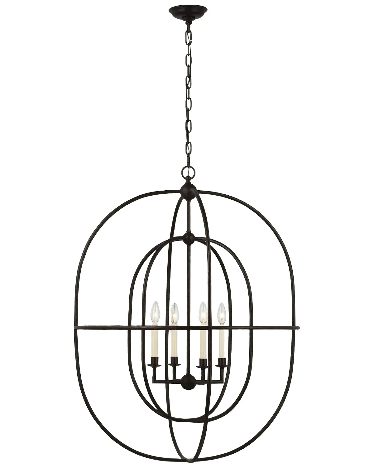 Visual Comfort Signature Desmond Open Double Oval Lantern By Chapman & Myers