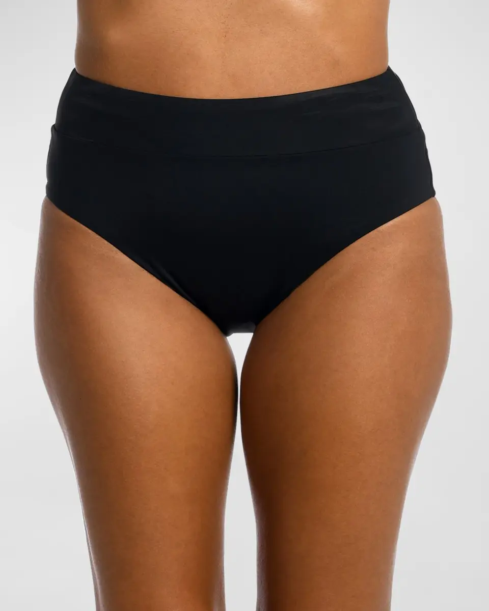 La Blanca High-Waisted Bikini Bottoms | Thumbnail 3