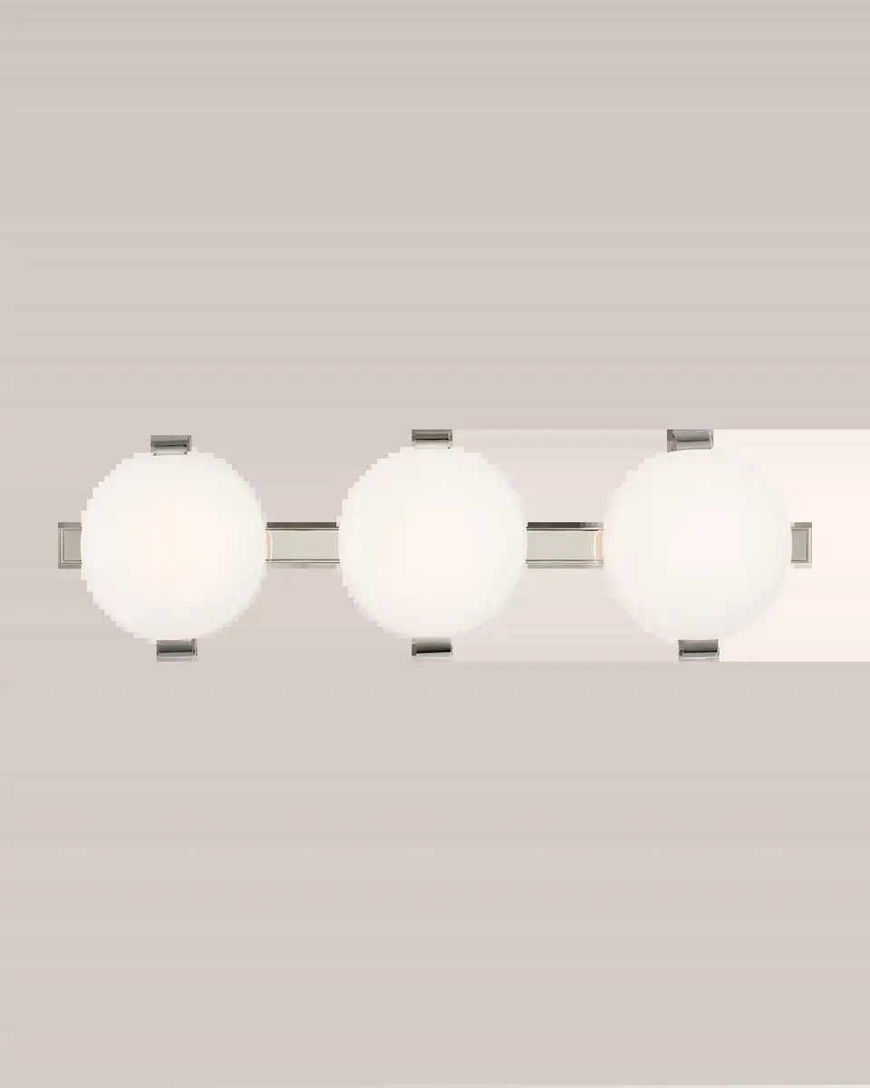 Visual Comfort Signature Marisol 28" Bath Bar in Polished Nickel by Champilamaud | Thumbnail 2
