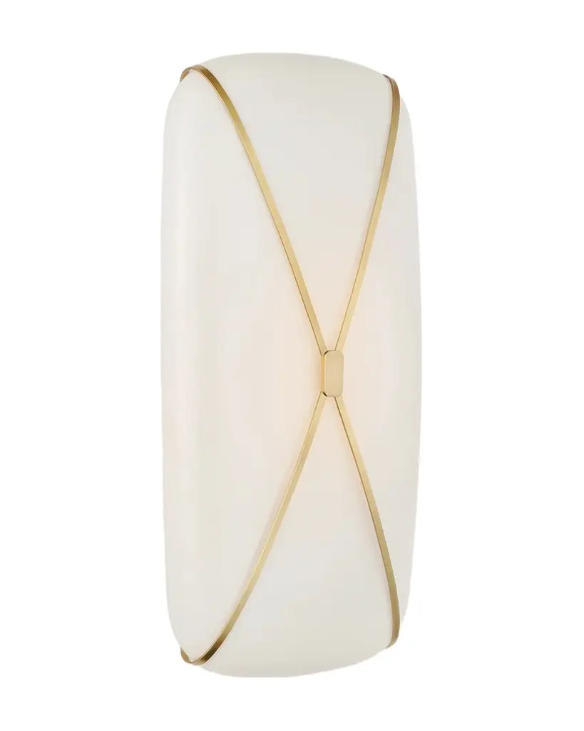 Visual Comfort Signature Fondant 24" Linear Bath Sconce in Soft Brass | Image 1 Visual Comfort Signature Fondant 24" Linear Bath Sconce in Soft Brass | Image 1