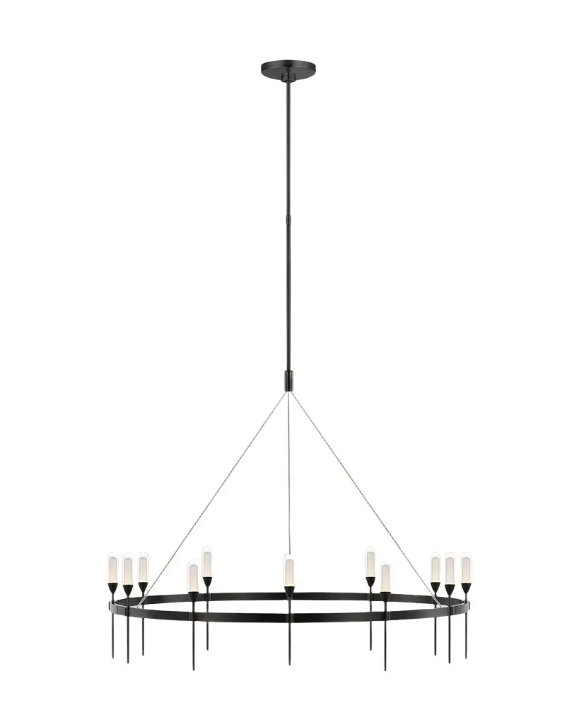 Visual Comfort Signature Overture XL Ring Chandelier by Peter Bristol | Image 1 Visual Comfort Signature Overture XL Ring Chandelier by Peter Bristol | Image 1