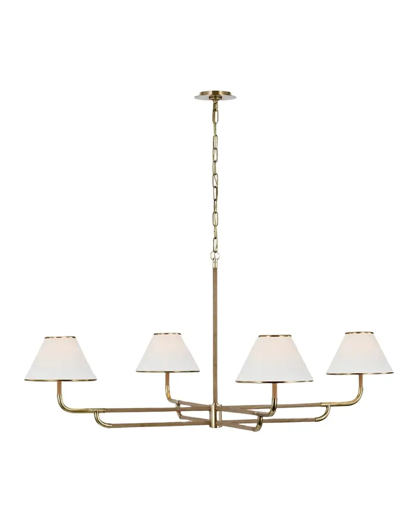 Visual Comfort Signature Rigby Grande 4-Light Chandelier by Marie Flanigan - 54" | Image 1 Visual Comfort Signature Rigby Grande 4-Light Chandelier by Marie Flanigan - 54" | Image 1