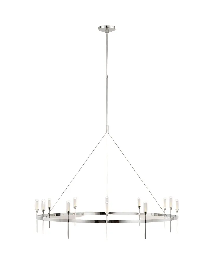 Visual Comfort Signature Overture Grande Ring Chandelier by Peter Bristol | Image 1 Visual Comfort Signature Overture Grande Ring Chandelier by Peter Bristol | Image 1