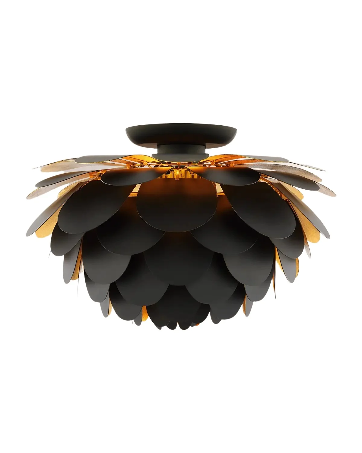 Visual Comfort Signature Cynara Large Flush Mount by Chapman & Myers - 17"