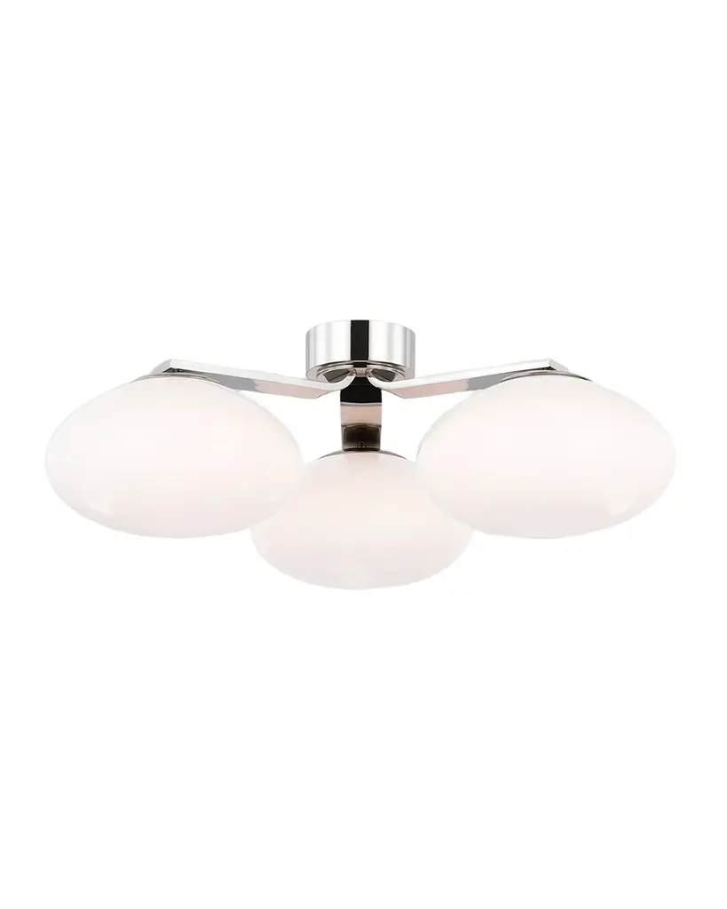 Visual Comfort Signature Marisol 3-Light XL Triple Flush Mount by Champilamaud - 27" | Image 1 Visual Comfort Signature Marisol 3-Light XL Triple Flush Mount by Champilamaud - 27" | Image 1