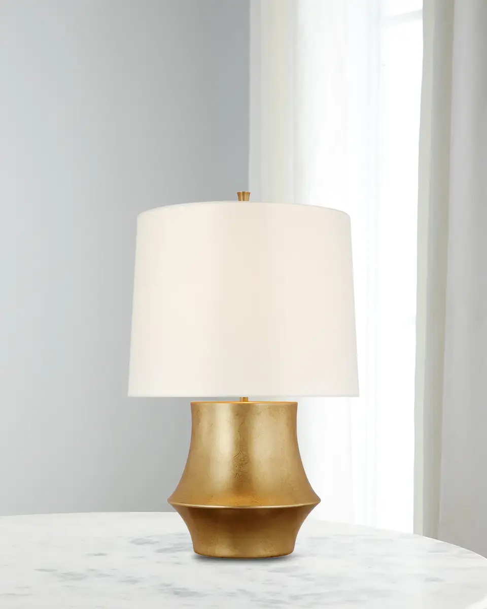 Visual Comfort Signature Lakmos Small Gild Table Lamp by AERIN - 19.5" | Thumbnail 3 Visual Comfort Signature Lakmos Small Gild Table Lamp by AERIN - 19.5" | Thumbnail 3