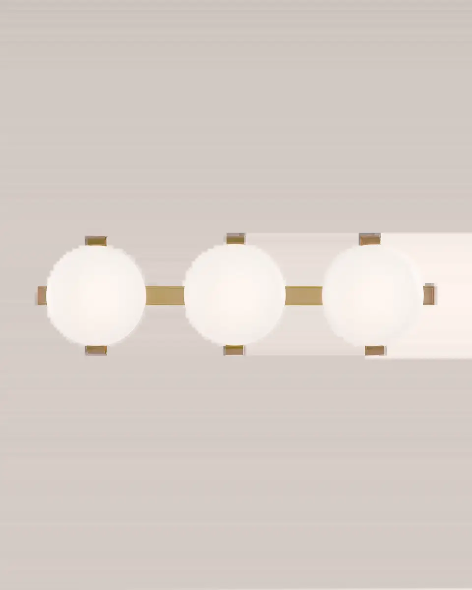 Visual Comfort Signature Marisol 28" Bath Bar in Soft Brass by Champilamaud | Thumbnail 2 Visual Comfort Signature Marisol 28" Bath Bar in Soft Brass by Champilamaud | Thumbnail 2
