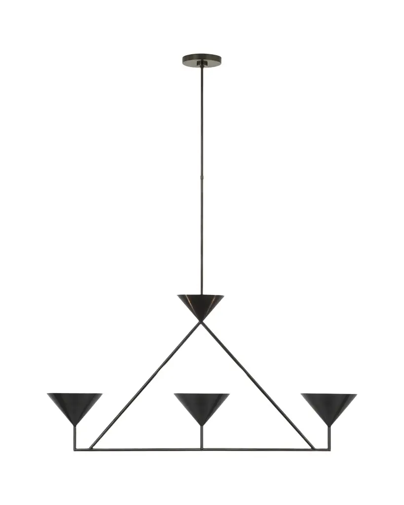 Visual Comfort Signature Orsay Medium 3-Light Linear Chandelier by Paloma Contreras | Image 1 Visual Comfort Signature Orsay Medium 3-Light Linear Chandelier by Paloma Contreras | Image 1