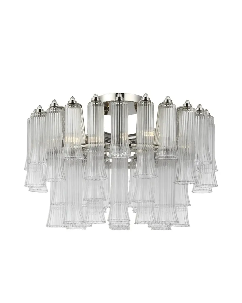 Visual Comfort Signature Lorelei 18" Semi-Flush Mount by Julie Neill | Image 1 Visual Comfort Signature Lorelei 18" Semi-Flush Mount by Julie Neill | Image 1