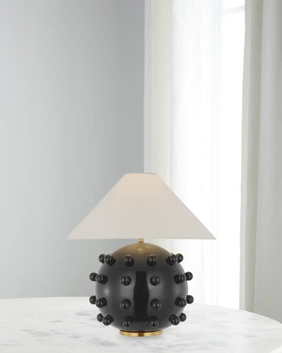 Visual Comfort Signature Linden Orb Table Lamp by Kelly Wearstler