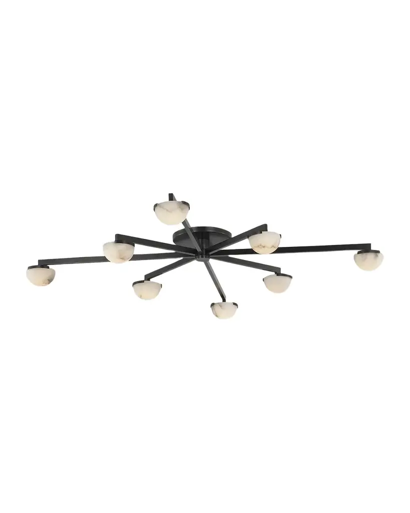 Visual Comfort Signature Pedra Extra-Large Staggered Arm Flush Mount | Image 1 Visual Comfort Signature Pedra Extra-Large Staggered Arm Flush Mount | Image 1