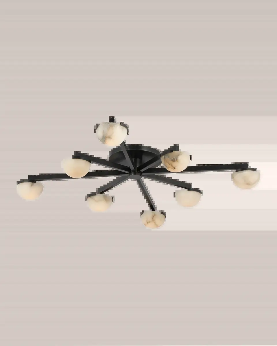 Visual Comfort Signature Pedra Staggered Arm Flush Mount by Kelly Wearstler | Thumbnail 2 Visual Comfort Signature Pedra Staggered Arm Flush Mount by Kelly Wearstler | Thumbnail 2